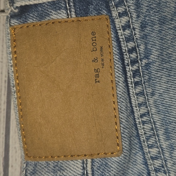 rag & bone Women's Peyton Mid-Rise Bootcut Jeans Light Wash Size 31 - Picture 8 of 12
